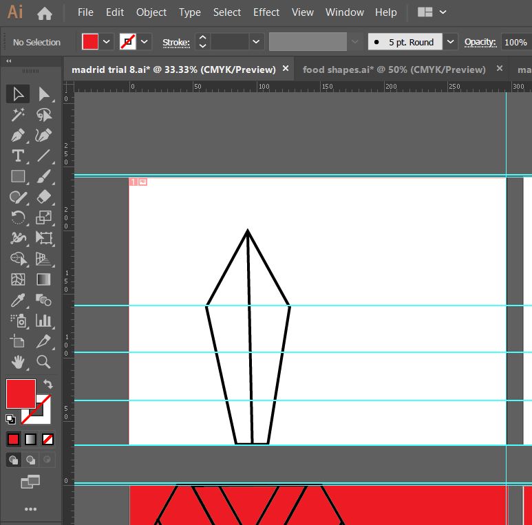I then added in the statue of Calvo Sotelo which is situated between the Kio Towers! 